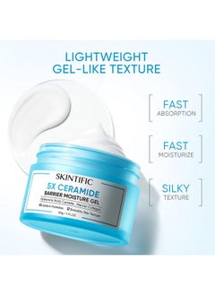 SKINTIFIC Moisturizing Cream | Face Moisturizer For All Skin | Facial Creams With Hyaluronic Acid And 5X Ceramides | Hydrating Moisturizer | Fragrance Free Noncomedogenic  - Image 4
