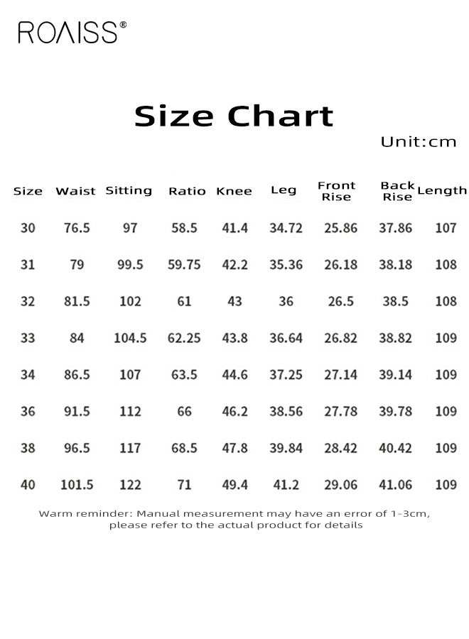 roaiss Men's Solid Color Dress Pants Lightweight Comfort Regular Fit Trousers with Versatile Style, Perfect for Year Round Office Wear and Smart Casual Occasions, Classic Tailoring with Ease - Image 3
