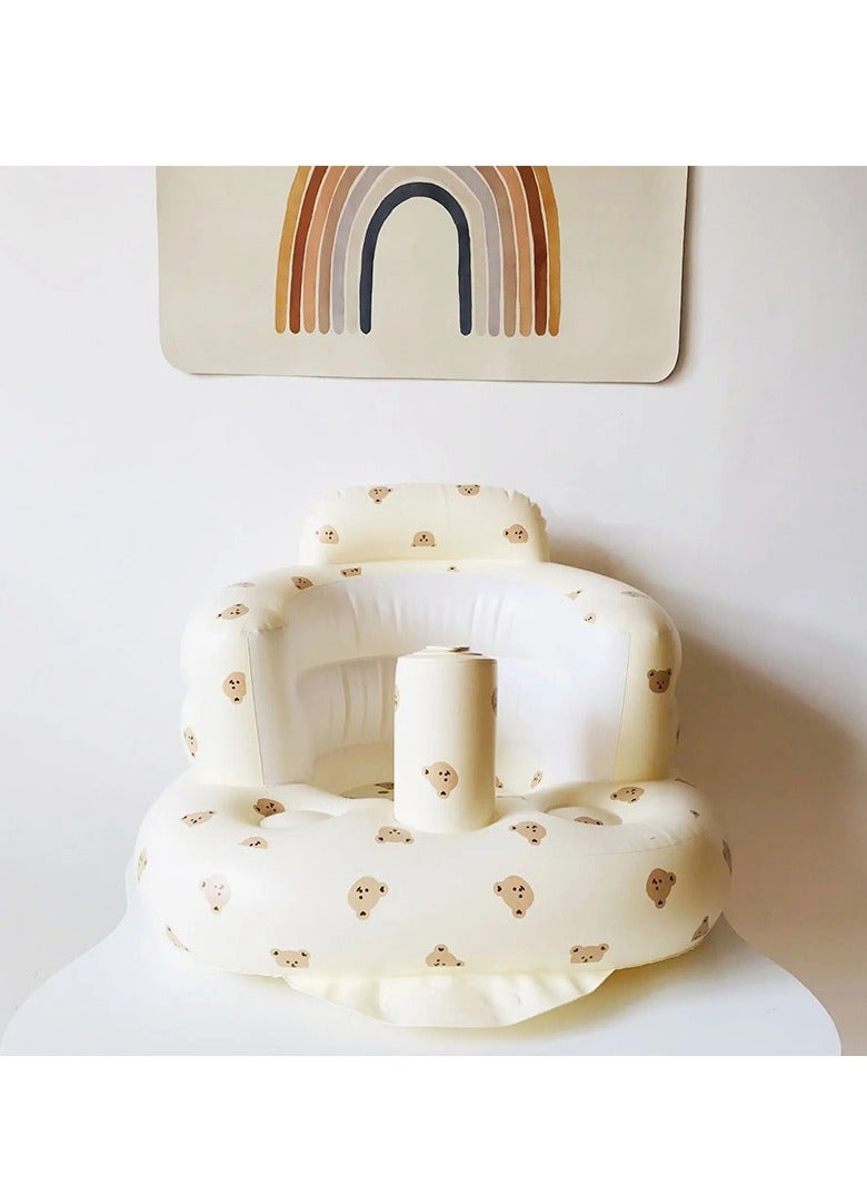 أريكة قابلة للنفخ - أريكة قابلة للنفخ - كرسي لتعليم الطفل الجلوس، كرسي تدريب الرضع على الجلوس، كرسي تدريب الرضع على الجلوس، كرسي حمام الطفل - Image 3