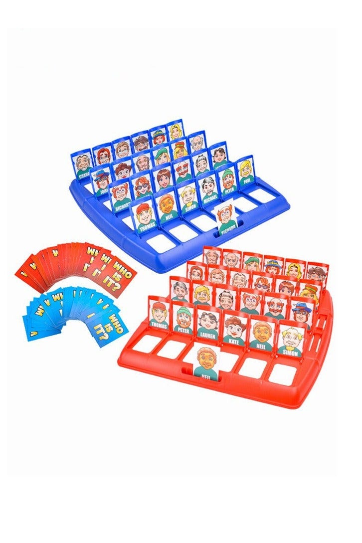 DURKU Educational Guessing Game with Kawaii Cartoon Characters for Kids - Classic Logic Board Game for Children Includes Cute Faces to Guess - Image 1