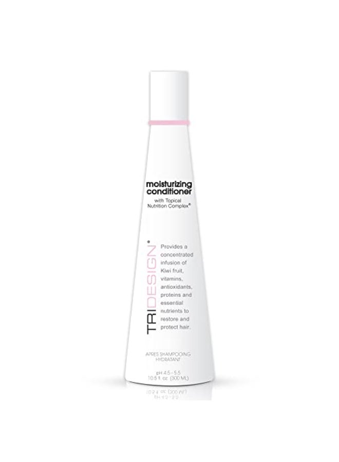 TRIDESIGN TRI Moisturizing Conditioner Hydrating Dry Damaged Hair Infused Wheat Protein to Protect Repair Restores Moisture to Curly Straight Wavy Treated Hair 105 Fluid Ounce - Image 1