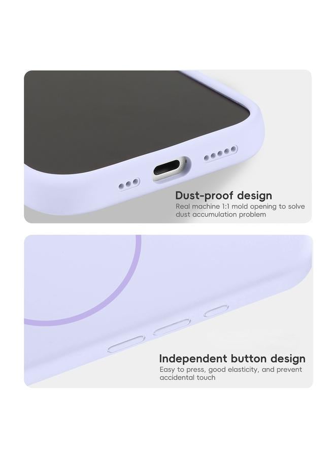 S-TOP Case For iPhone 14 Pro Max Fine Hole Liquid Silicone MagSafe Phone Case - Image 5