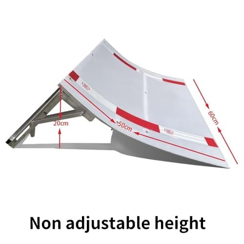YSKMLOLP RC Car Jump RampPortableFoldableEasy to Installfor 16 110 112 114 116 RC Car Jumping and Flying Exercises 50 60 20cm - Image 5