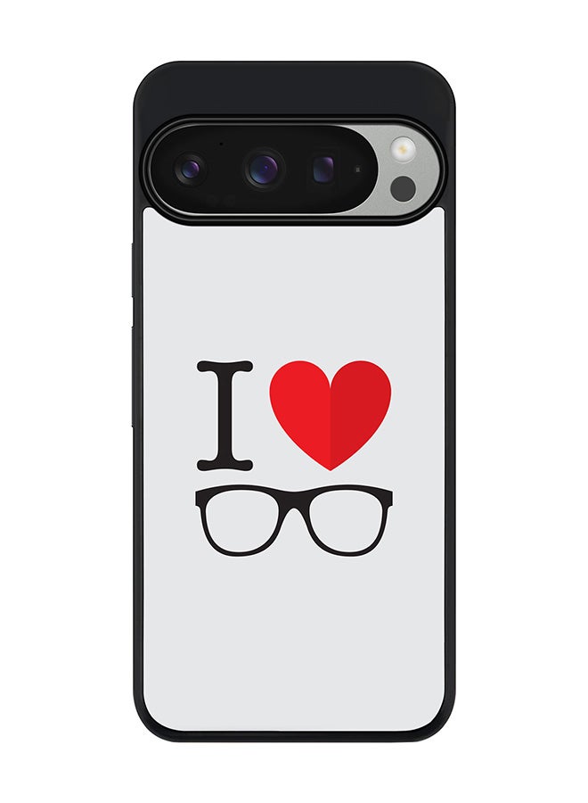 Stylizedd For Google Pixel 9 Pro Case,Slim fit Camera Protection, Shockproof Thin Phone cover - I Love Glasses - Image 1