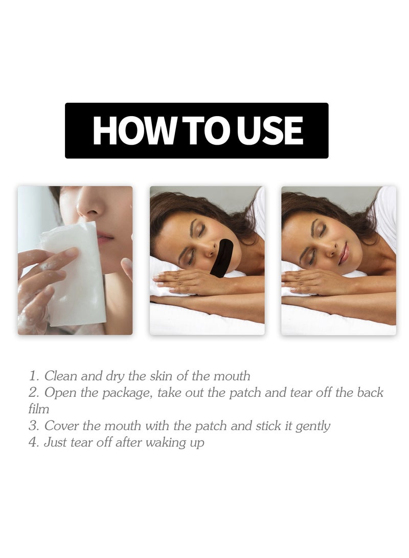 إيلهو لصقات مضادة للشخير | لصقات الفم لمنع الشخير للكبار | لتحسين جودة النوم ووقف الشخير - Image 4