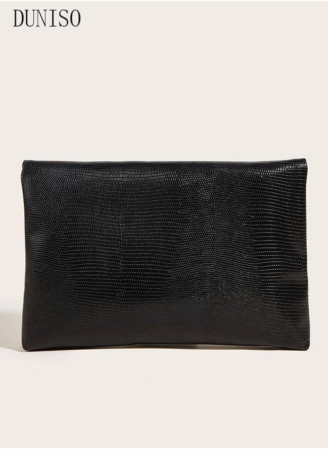 DUNISO - Women Clutch Bag Evening Clutch Envelope Handbag Chain Purse Bag Shoulder Bag Cross body Bag for Wedding Formal Cocktail Party Silver - Image 1