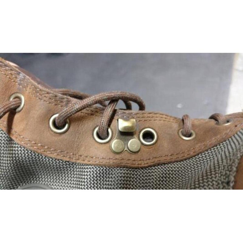10 Pairs Black Boot Lace Hooks Buckles Repair Fittings for Outdoor Hiking Climbing Shoes - Image 4