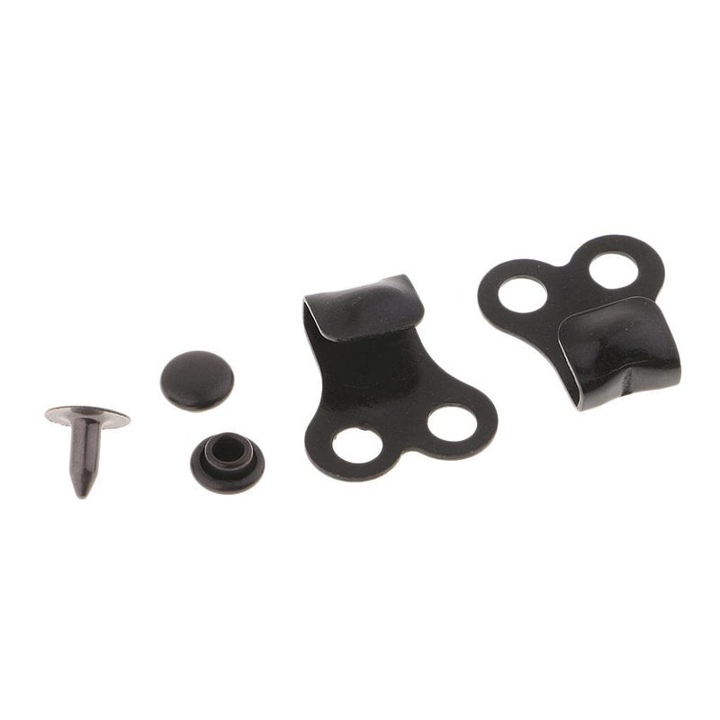 10 Pairs Black Boot Lace Hooks Buckles Repair Fittings for Outdoor Hiking Climbing Shoes - Image 5