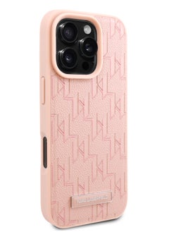 iPhone 16 Pro Case PU Hard Cover with Karl Lagerfeld Hot Stamp / Damage and Scratch Protection/ Comfortable Grip - Pink - pzsku/Z6044691638531DF08D2EZ/45/_/1734095154/2fbafec0-e800-4449-9105-1ec3d9f8dcb1