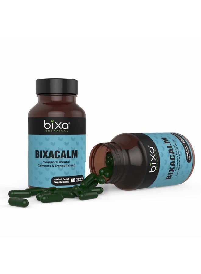 bixa BOTANICAL Bixacalm Capsules,60 Veg Capsules (450 mg) Ashwagandha Extract & Valerian Extract for Sleep - Image 3