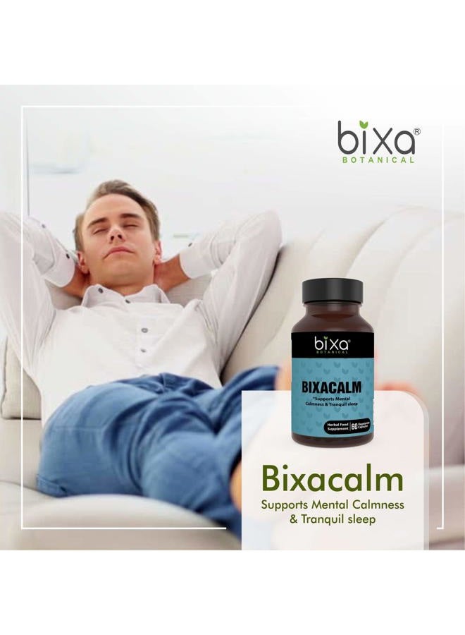 bixa BOTANICAL Bixacalm Capsules,60 Veg Capsules (450 mg) Ashwagandha Extract & Valerian Extract for Sleep - Image 4
