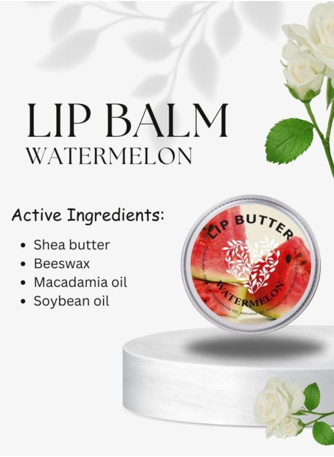 Soap&Friends Soap&Friends Watermelon Lip Balm ,15ml Shea Butter Hydration Lip Balm for Soft and Smoother Lips  - Image 4