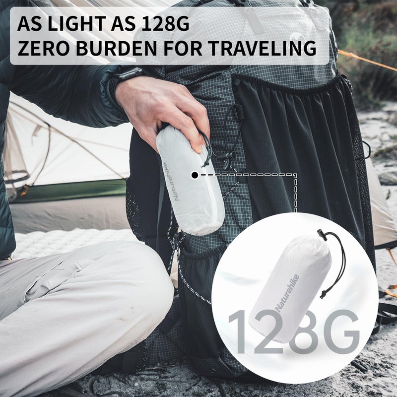 Naturehike 4.5oz Ultralight Washable Sleeping Bag Liner, Lightweight Adult Sleep Sack & Travel Sheets for Backpacking, Hotel, Camping, Hostels, ZY20 Blue - Image 2