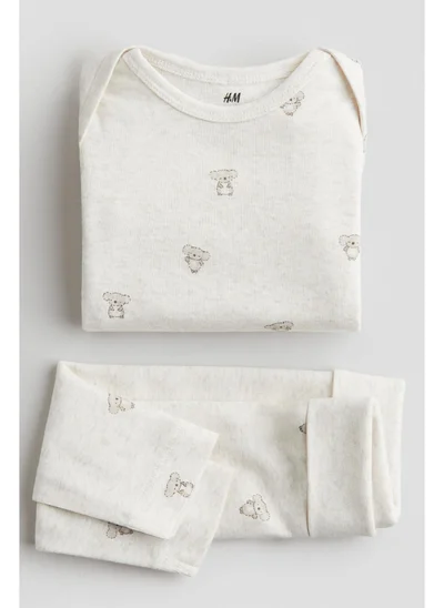 H&M 2-piece cotton jersey set