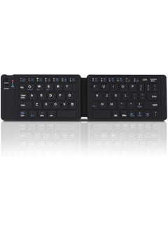 Foldable Bluetooth Keyboard Portable Wireless Keyboard Rechargeable Full Size Ultra Slim Folding Keyboard Compatible iOS Android Windows Smartphone Tablet and Laptop - pzsku/Z6044E21B1D9BDE24B2B2Z/45/_/1712130317/f7624ca0-a47e-42ea-a931-4815f538e4da