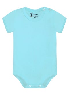 Funny Bunny Pack of 3 Cotton Half Sleeve Bodysuit for Baby  - Image 2