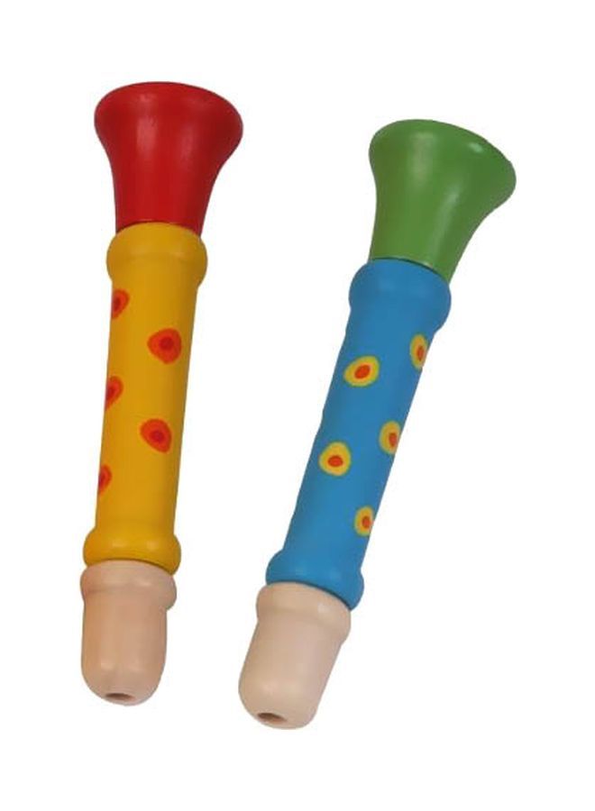 NIBEMINENT 2-Piece Wooden Whistle L22359 12centimeter  - Image 1