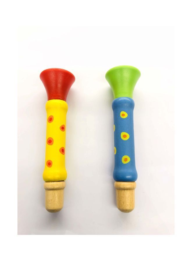 NIBEMINENT 2-Piece Wooden Whistle L22359 12centimeter  - Image 2