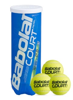 BabolaT Padel Balls, Court  Extra Duty Woven Felt Pressurized X3  - Image 1