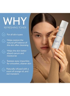 Seacret SEACRET Bio Skin Hydration Refreshing Toner for Face - Hydrating Toner, Refreshing Facial Toner, Face Toner for Women, Face Toner for Men, Skin Toner, Toner for Dry, Oily & Sensitive Skin, 6.8 FL.OZ  - Image 4