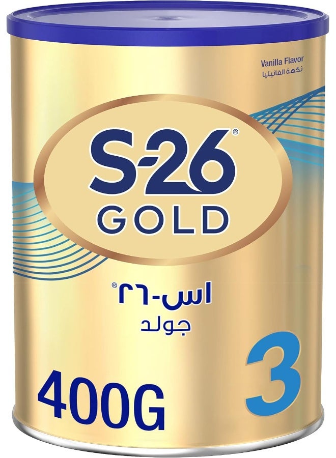 S26 Nestle S26 Gold Stage 3 Formula for Toddlers, From 1 to 3 Years, 400g