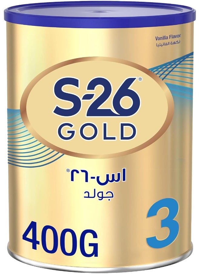 S26 Nestle S26 Gold Stage 3 Formula for Toddlers, From 1 to 3 Years, 400g  - Image 1
