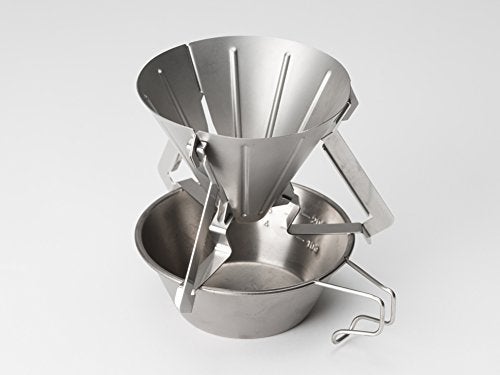 Snow Peak Field Barista Collapsible Coffee Dripper, Stainless Steel, CS-117 - Image 3