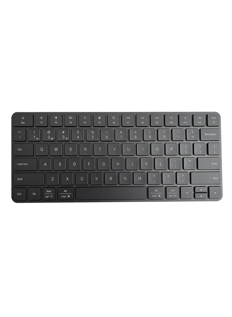 Bluetooth Keyboard for Mac, Compatible Apple Keyboard Wireless - Multi Device Keyboard for MacBook Pro/Air, iMac, Mac Mini, Windows Android PC Laptop Tablet, Grey  - Image 1