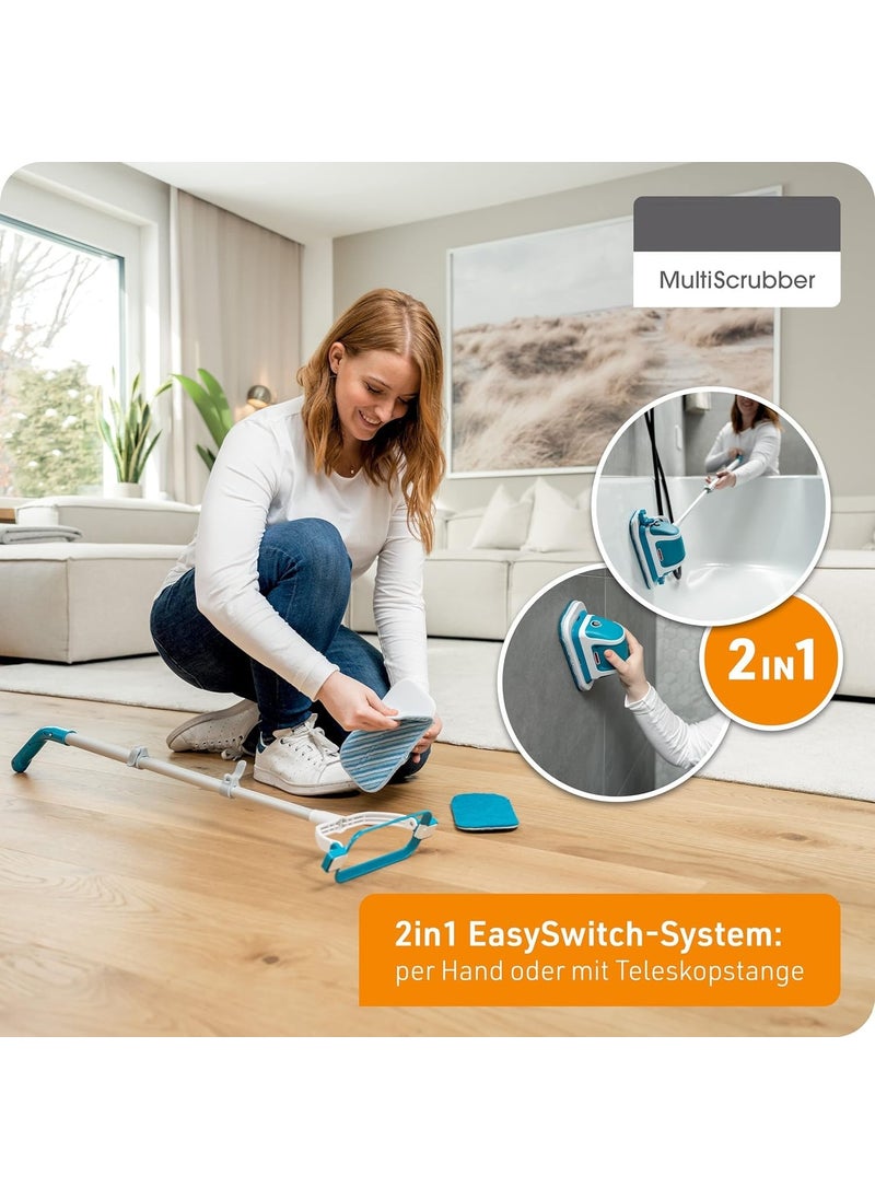 PROSFIA PROSFIA MultiScrubber Electric Scrubber Battery Wiper for Effortless Wiping Scrubbing and Polishing 2in1 Mop System as Hand Scrubber Floor Mop Includes 2 Attachments  - Image 4