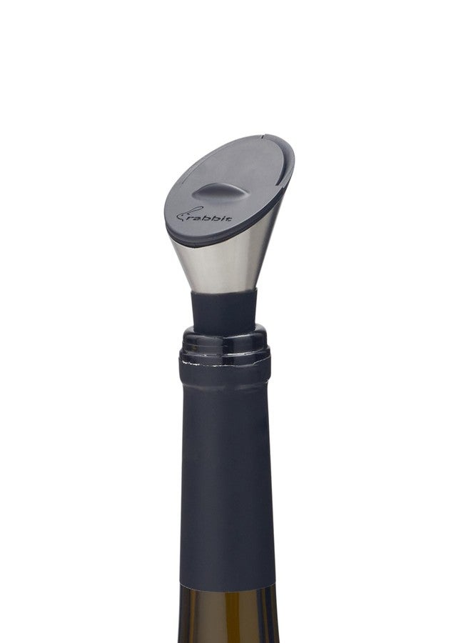 Rabbit Sliding Wine Pourer, Easy Pour, No Drip, Wine Stopper - Image 2