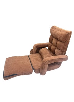 Albawadi Folding Lazy Sofa Chair Comfort Floor Sofa Cushion Adjustable Back Chair with Pillow  - Image 3