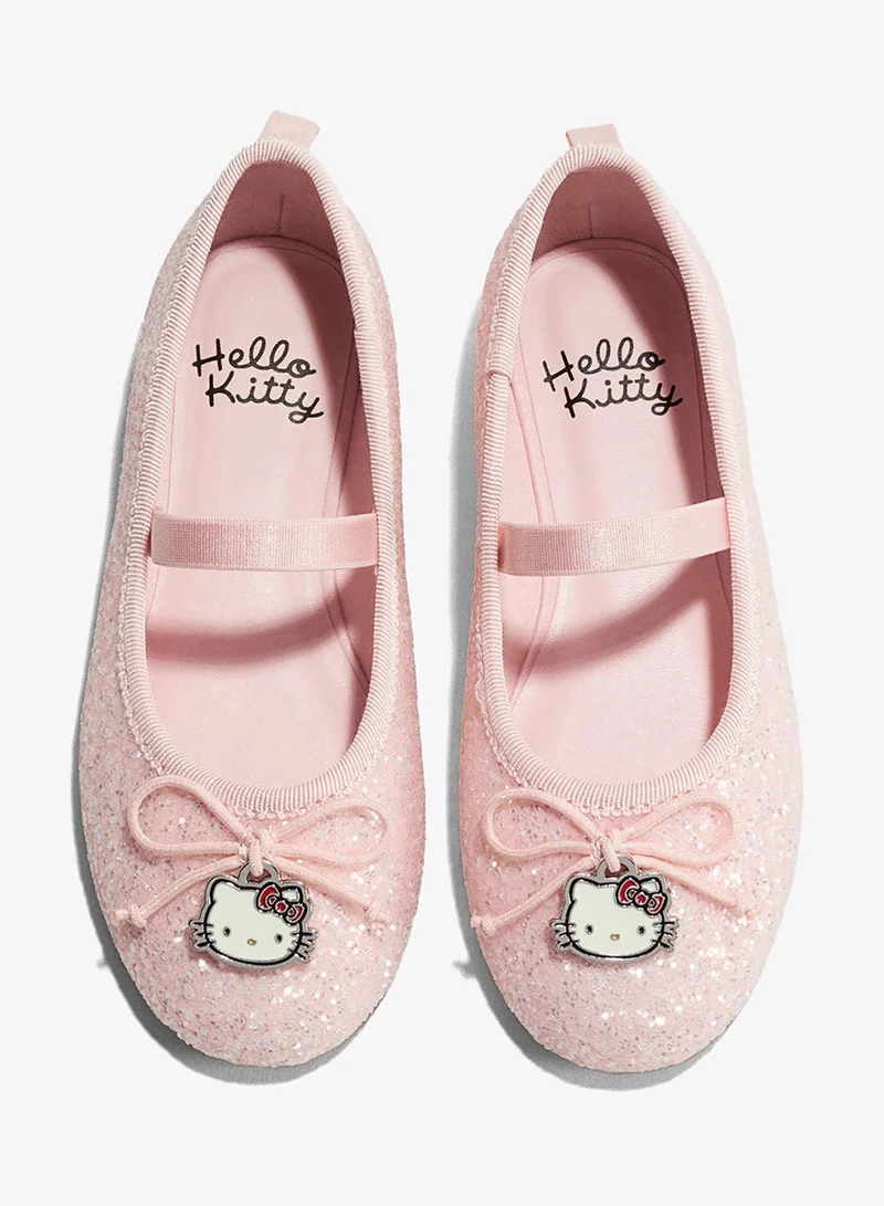 اتش اند ام حذاء باليه لامع