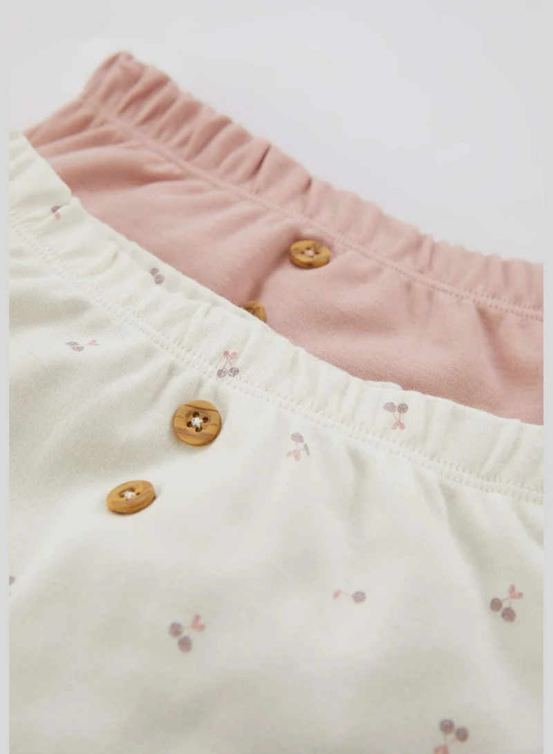 DeFacto 2 Pack BabyGirl Knitted Trousers