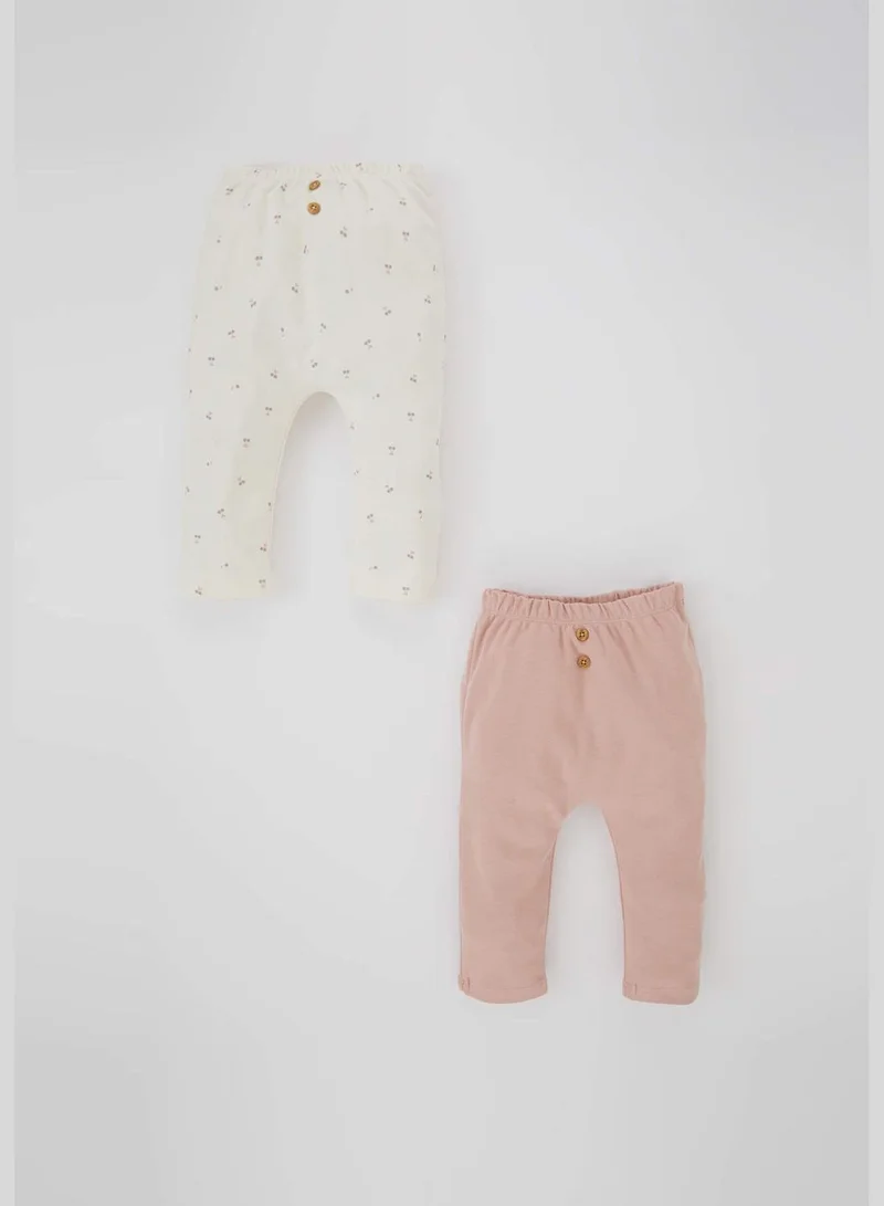 DeFacto 2 Pack BabyGirl Knitted Trousers