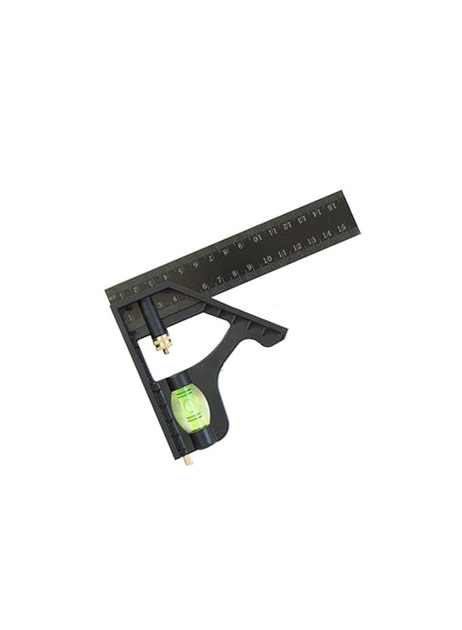 15cm Adjustable Sliding Square Protractor Multifunctional Angle Ruler For Woodworking Metal - Image 1