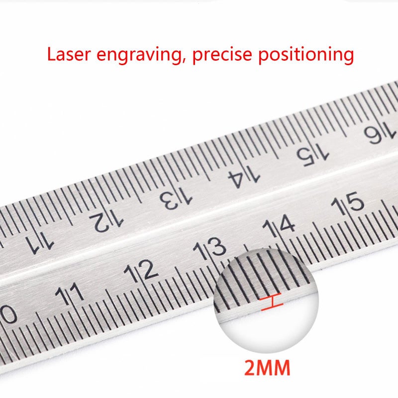 15cm Adjustable Sliding Square Protractor Multifunctional Angle Ruler For Woodworking Metal - Image 4
