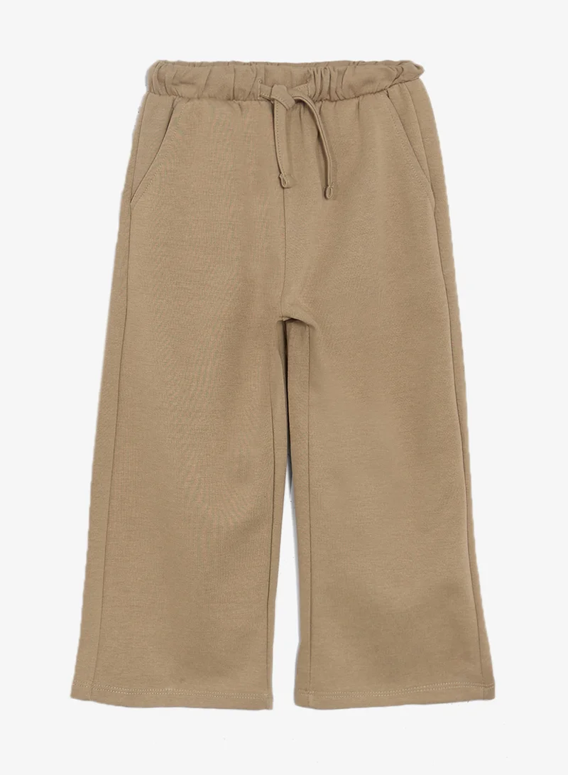 Ripples  Girls Round Neck Tee & Wide-Leg pant Set for Women | Best Price UAE