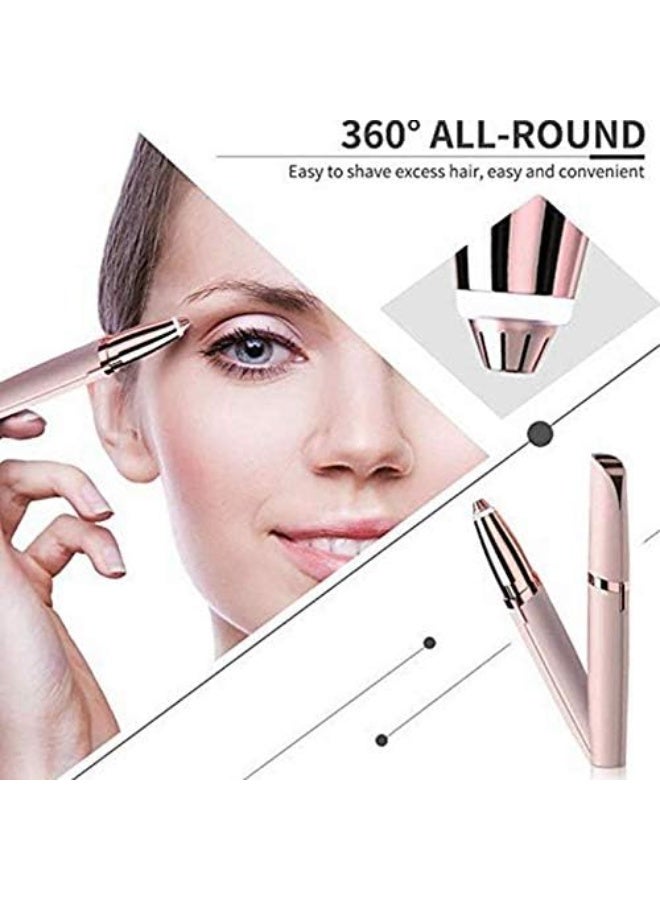 فلولبس اداة تشذيب شعر الحواجب للنساء من فلولبس، ماكينة تشذيب حواجب لازالة شعر الوجه أداة تنظيف يومية - Image 2