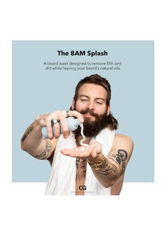 Copenhagen Grooming 8Am Splash Beard Wash For Men - Regenerating & Moisturizing Beard Shampoo - Skin, Mustache And Beard Care  - Image 2