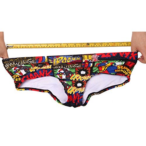 Taddlee Men Swimwear Swim Briefs Bikini Board Surf Shorts Boxer Trunks Swimsuits (L,XF19) - Image 5