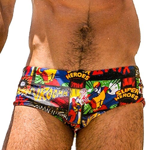 Taddlee Men Swimwear Swim Briefs Bikini Board Surf Shorts Boxer Trunks Swimsuits (L,XF19) - Image 1