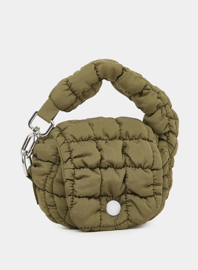 ستايلي Styli Asymmetric Handle Quilted Handbag
