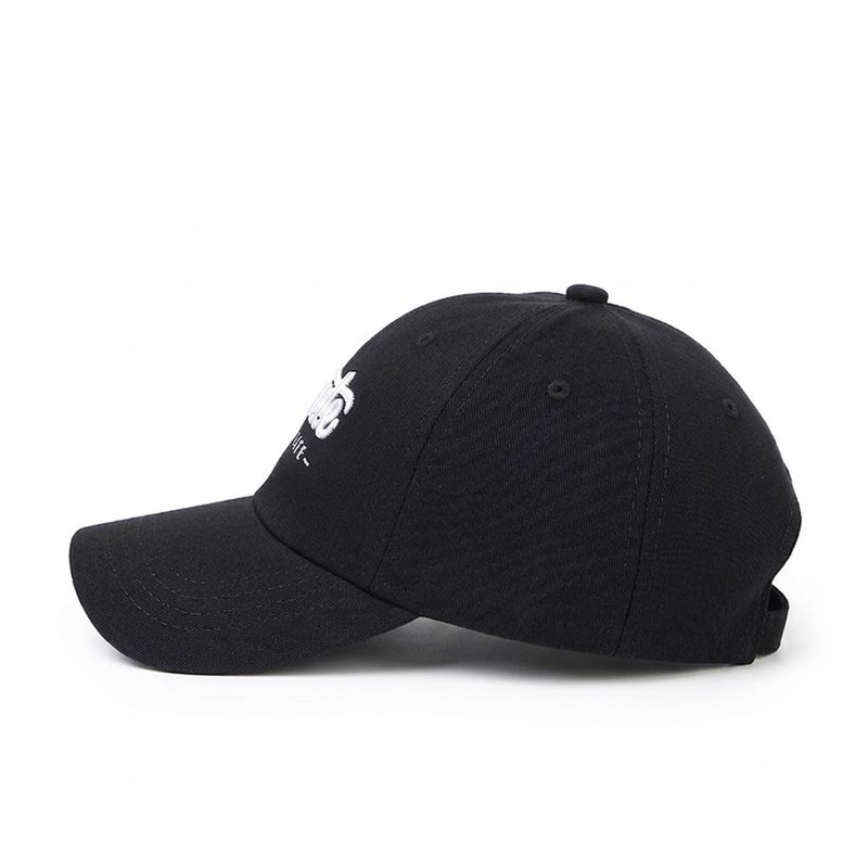 HASTE Adjustable Sun Cap - Curved Brim Breathable - Black - Image 4