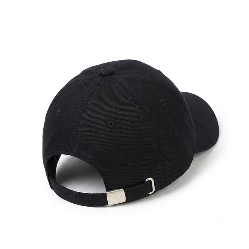 HASTE Adjustable Sun Cap - Curved Brim Breathable - Black - Image 3
