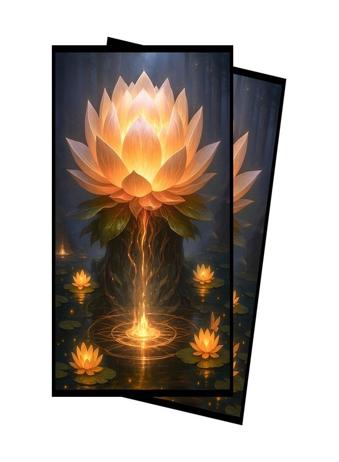 Paramint Gilded Lotus MTG Card Sleeves (Smooth) - 104 Count Standard Size TCG Sleeves - Compatible with Magic The Gathering - Double Sleeving - Original Art Design, Premium Protection - Image 1