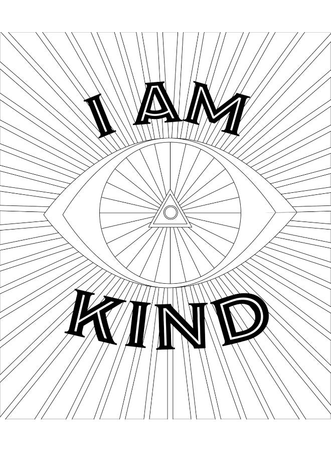 Large Print Colour & Frame - Manifest (Colouring Book for Adults): 31 Positive Manifestation Affirmations To Colour  - Image 5