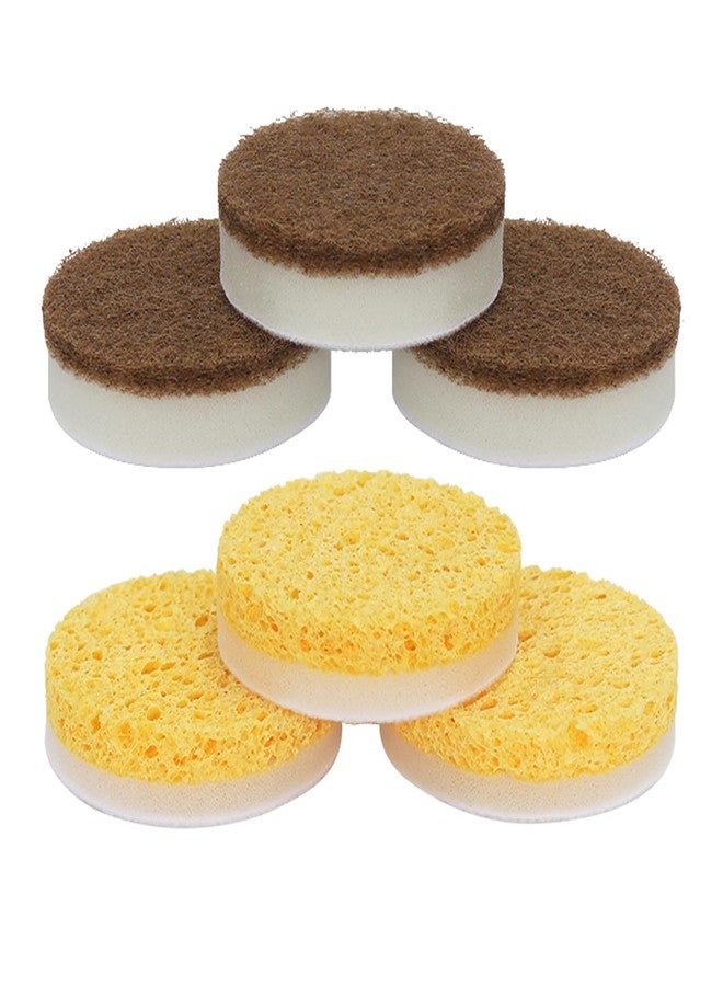 DrDirt Kitchen Sponge Replacement Sponge, Set of 6