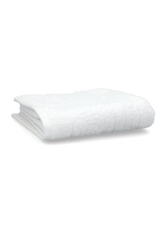 كانون منشفة حمام جاكار أبيض 70 × 140 سم CN JE70X140-WHITE  - Image 3