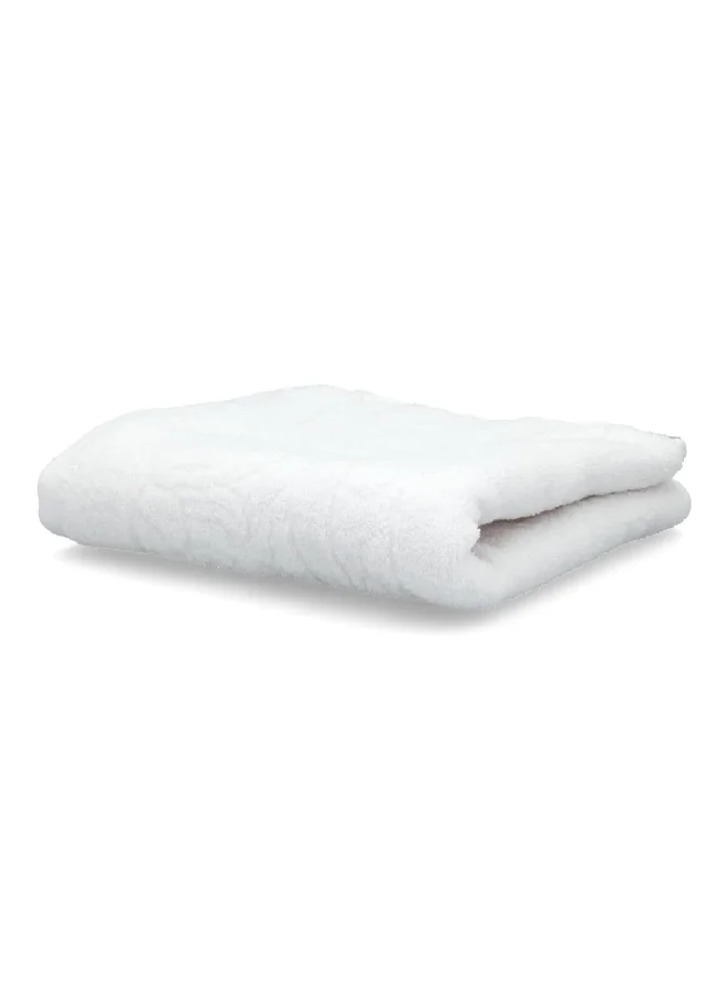 كانون منشفة حمام جاكار أبيض 70 × 140 سم CN JE70X140-WHITE