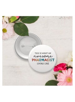 PRINTSHOP4ME Pharmacist Day Button Badges for Men and Women - Gift for Pharmacist - Friends - Round Pin-back Button Brooch Lapel Pin Pharmacist Day  - Image 3